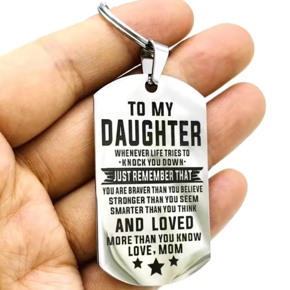 Silver Daughter Key Chain - Picture 4 of 4